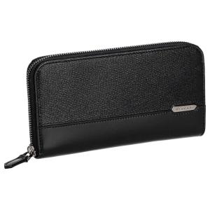 BVLGARI（ブルガリ） 長財布 マン ラージウォレット 型押し グレイン