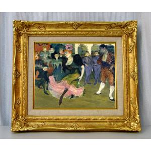 世界の名画 ロートレック ムーランルージュの英国紳士 ジクレー