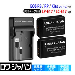 セットDC163 対応USB充電器 と CANON LP-E17 互換バッテリー EOS RP