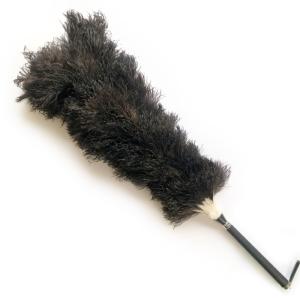 オーストリッチ使用！静電気除去機能付き毛ばたき『ダスト零