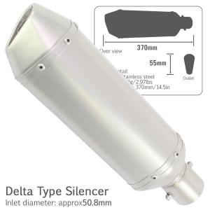 全国送料無料 汎用 60.5Φ ステンレス スリップオン マフラー GP