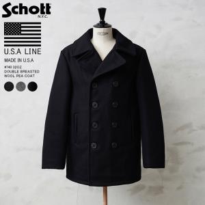 Schott N.Y.C（ショット） SCHOTT 740 メンズ ウール ダブル