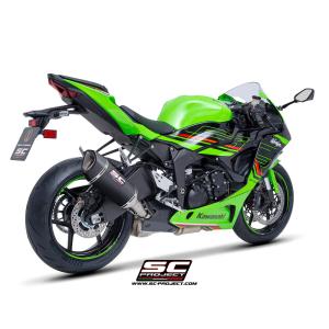 SCプロジェクト KAWASAKI ZX-6R 13-17 GP M2 スリップオン カーボン