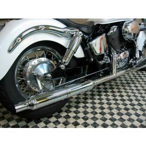 KENTEC（ケンテック） 極太スラッシュカット2IN1マフラー 90Φ シャドウ