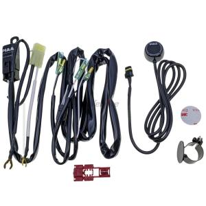 PIAA バイク用ランプリレーハーネス 2灯対応可 スイッチ＋スイッチ取付