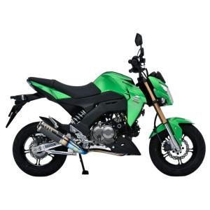 WR WR'S Kawasaki Z125PRO用 チタンショートオーバルソリッド
