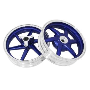 新品 AF34 AF35 ライブディオ DIO 前後 アルミホイール ブルー