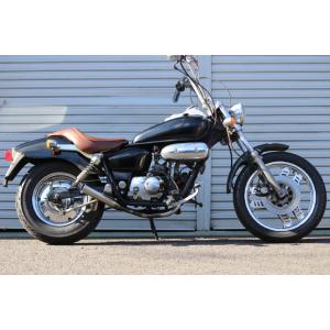 ホンダ マグナ50用マフラー BURST《バースト》ブラック MAGNA50