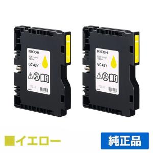 IPSiO リコー RICOH SGカートリッジ GC43K ブラック/黒2本 純正 M
