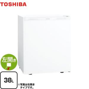 TOSHIBA（東芝） 冷蔵庫 容量38L GR-HB40PA-WU 1ドア冷蔵庫 右開き