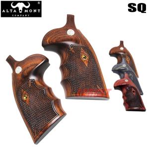 ☆アルタモント S&W Kフレーム スクエアバット用 木製グリップ