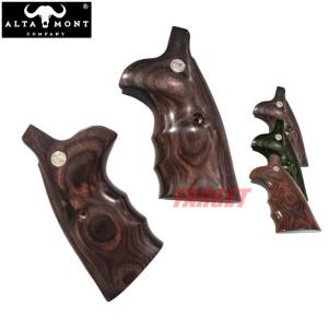 アルタモント S&W Nフレーム スクエアバット用 木製グリップ