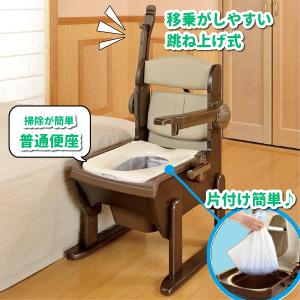 ポータブルトイレ 介護 アロン化成 安寿 家具調トイレ セレクトR