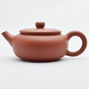 宜興紫砂壺・小扁敦120ml（濃茶）（中国茶器のティーポット・急須
