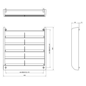 ダイキン（DAIKIN） KPW5G112 ダイキン(オーケー器材) 室外機用 風向