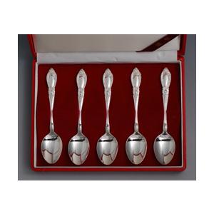 銀製カトラリー「鶴亀」スプーンセット : 銀食器・銀製器の老舗上田