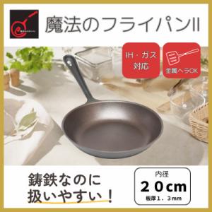 おもいのフライパン20cm 重い鋳物 重いフライパン omoino 鉄 ih IH