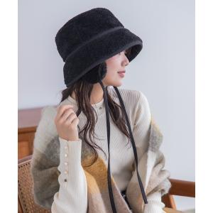 estaa（エスタ） 帽子 ハット イヤーフラップ バケハ ボアハット
