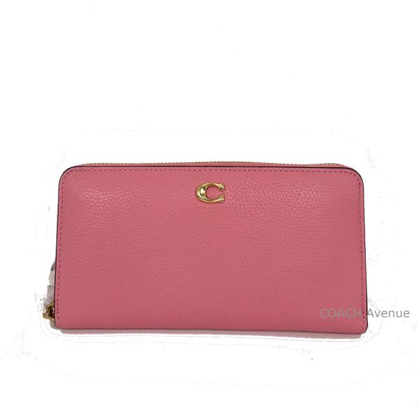 COACH（コーチ） COACH CC489 アコーディオン ジップ レザー