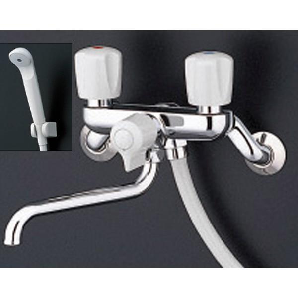 TOTO 【TMS25C】TOTO 壁付2ハンドル混合水栓（一時止水なしタイプ