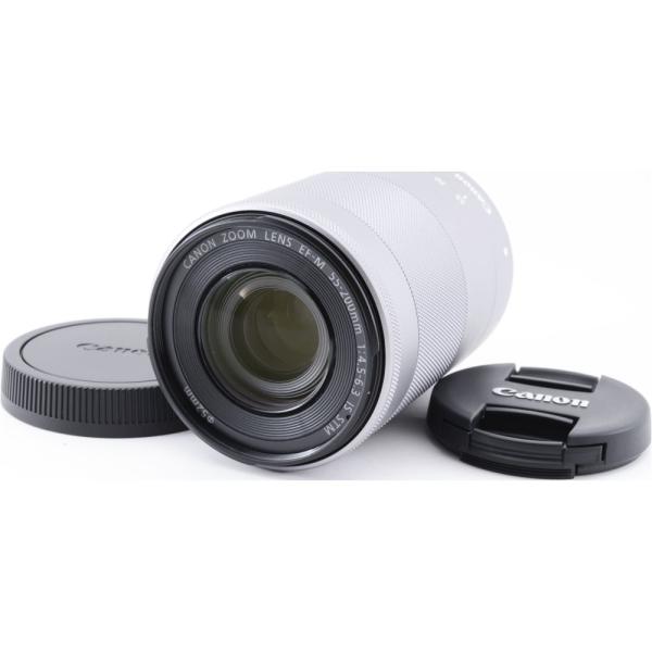 EF-M Canon キヤノン 55-200mm F4.5-6.3 IS STM シルバー ミラーレス
