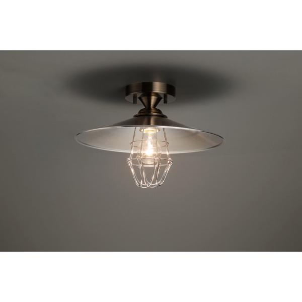 後藤照明 大正ロマン 昭和 レトロ 小型シーリングライト 〆付けガード