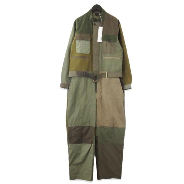 未使用 山内 ヤマウチ スクラップジャンプスーツ 25115-sc 25ss つなぎ