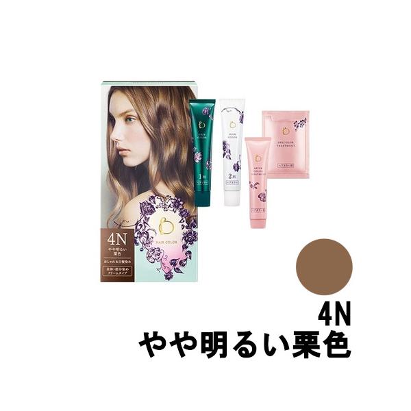 BENEFIQUE 資生堂 ベネフィーク ヘアカラー 4N やや明るい栗色