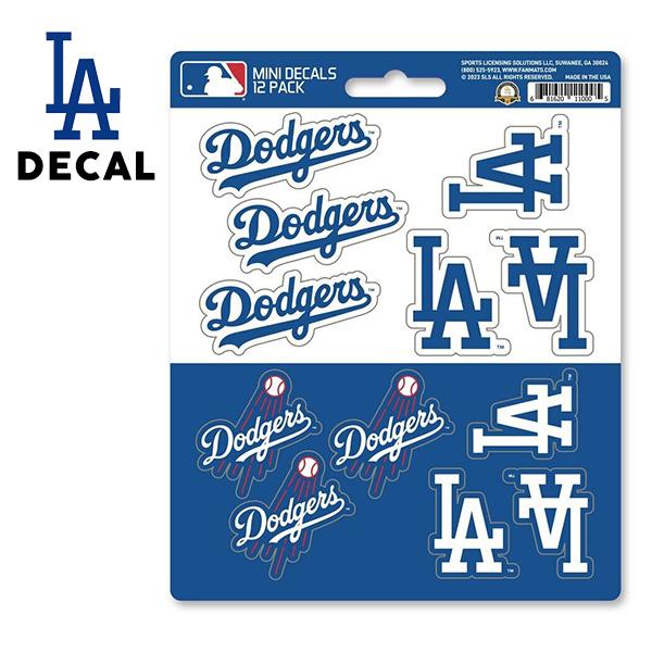 ドジャース ステッカー 12枚 デカール ロゴ おしゃれ プレゼント