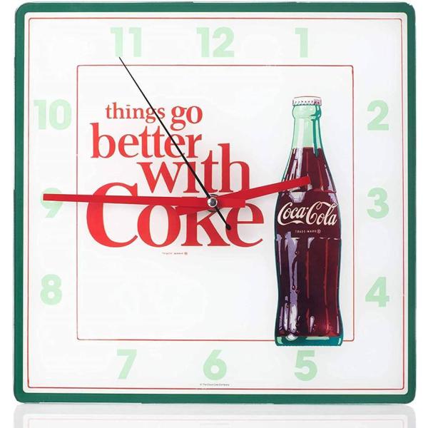 Coca Cola（コカコーラ） コカ・コーラ時計 コーラ掛時計 ウオール