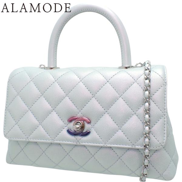 CHANEL（シャネル） マトラッセ ココハンドルXS ハンドバッグ キャビア