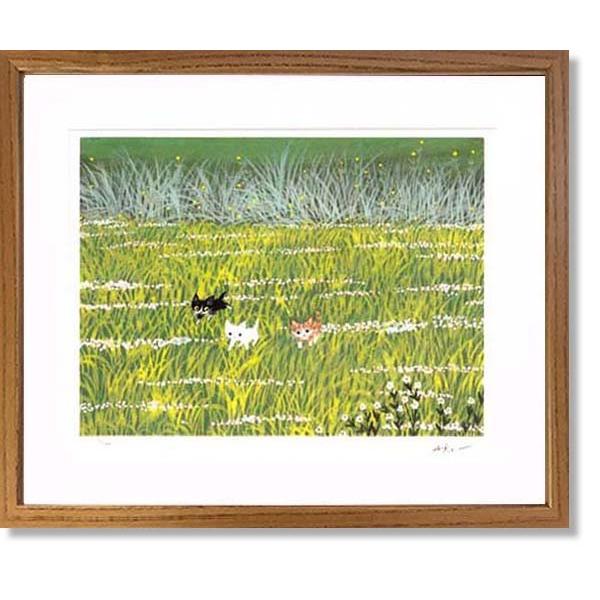 絵画 版画 渡辺あきお・野原の冒険 インテリア : 絵画生活 - 通販