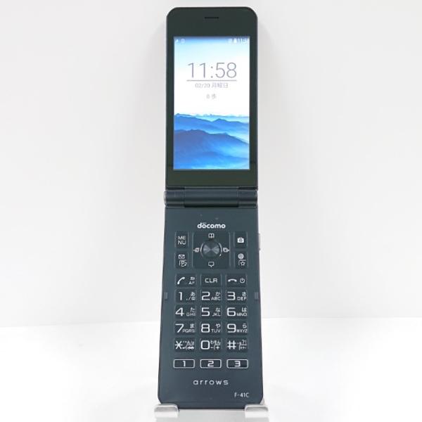 arrows ケータイ ベーシック F-41C ドコモ ネイビー 送料無料 即決