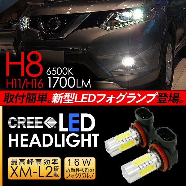 エクストレイル X-TRAIL T32系 LED フォグランプ H8/H11/H16 LEDフォグ