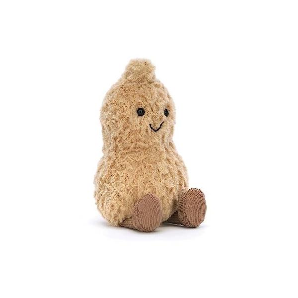 Jellycat Amuseables ピーナッツぬいぐるみ 6インチ - 食品ぬいぐるみ
