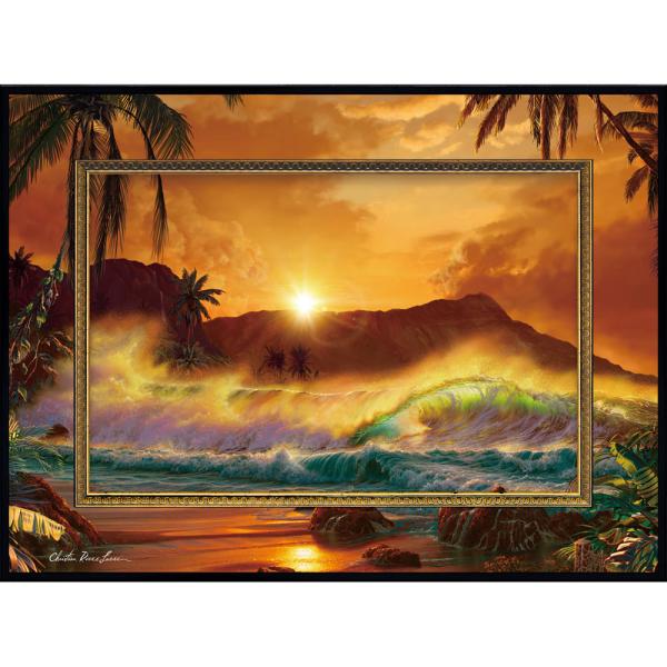 絵画 クリスチャン・リース・ラッセン ビッグアート「ドーン オブ