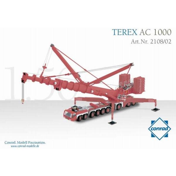 TEREX AC 1000 クレーン模型 1/50スケール