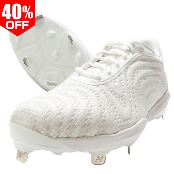 New Balance（ニューバランス） 交換無料 野球 スパイク 金具 大人 白