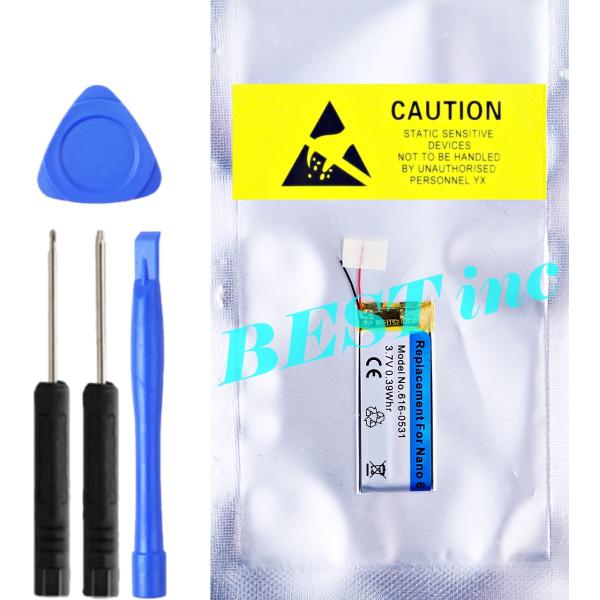 iPod 互換品＜ 新品 ＞iPod nano 第6世代 616-0531 6th gen バッテリー