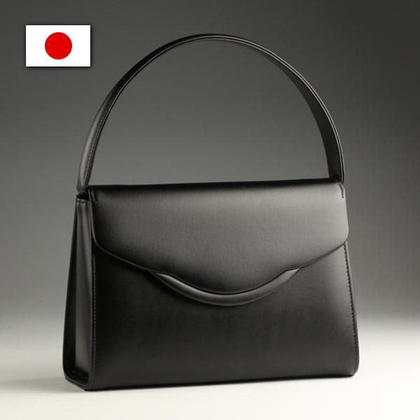 冠婚葬祭 フォーマルバッグ 黒 結婚式 葬儀用バッグ お葬式 本革