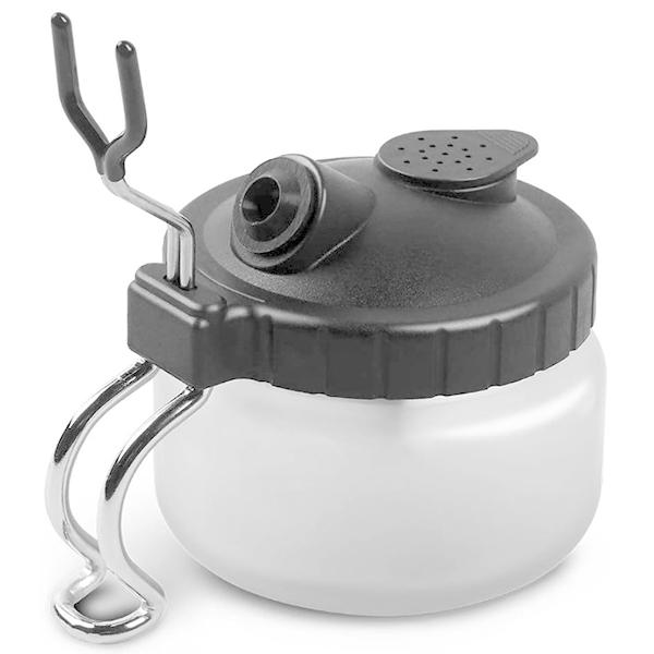 エアブラシ用洗浄ポット クリーナーポット兼スタンド 多機能