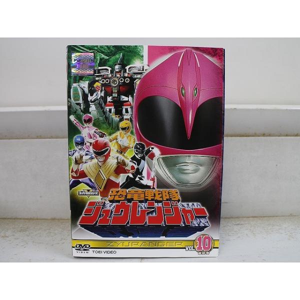 DVD 恐竜戦隊ジュウレンジャー 全10巻 ※ケース無し発送 レンタル落ち