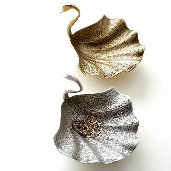 プレート トレー トレイ 真鍮 小物 皿 ゴールド シルバー レトロ