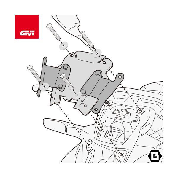 GIVI（ジビ） 【在庫セール2/16まで】GIVI A4137A スクリーン4137A専用