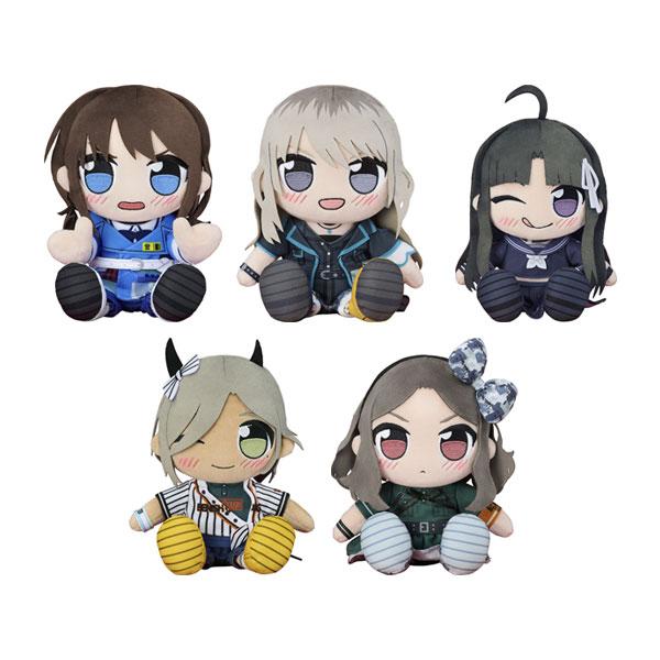 送料無料◇再販 ガールズバンドクライ くりぱん ぬいぐるみ 5種セット