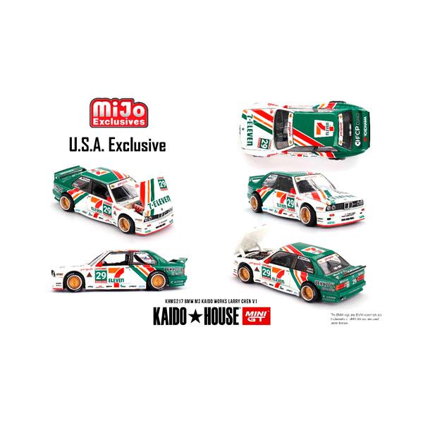 MINI-GT 1/64 BMW M3 KAIDO WORKS V1 Larry Chen(左ハンドル) 北米限定