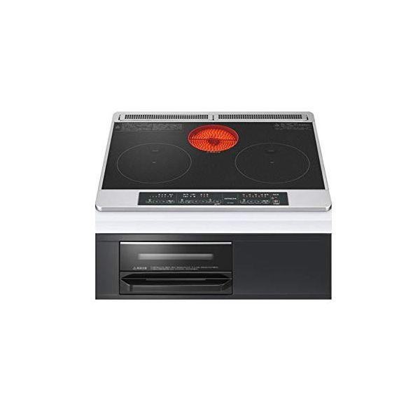 日立（HITACHI） IH 2口IH 幅60cm ビルトインIHクッキングヒーター HT