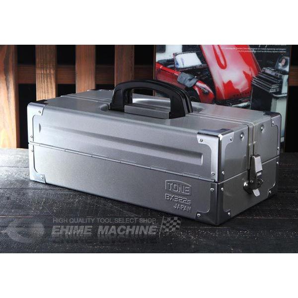TONE（トネ） スチール製工具箱 ツールケース(メタル) V形2段式