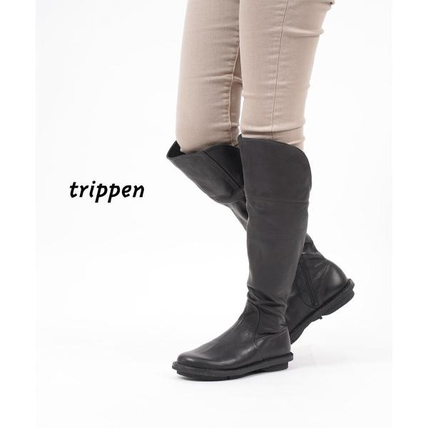 trippen（トリッペン） ロングブーツ ニーハイブーツ フラットブーツ