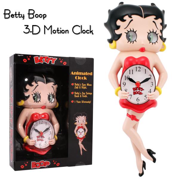 BETTY BOOP（ベティ ブープ） 壁掛け時計 キャラクター かわいい べテ